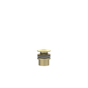 Design afvoerplug 1.1/4" stop&go geborsteld mat goud