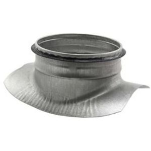 Zadelstuk Ø150/160mm-125mm 90° gegalvaniseerd Spiro