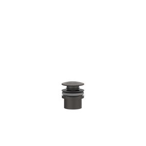 Design afvoerplug 1.1/4" stop&go geborsteld carbon black