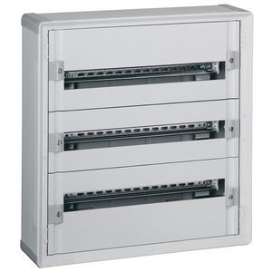 Behuizing wand kunststof KL2 3 rijen 72 mod. XL3 160