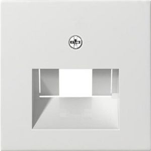 Afdekking UAE/IAE + netwerkaansluitdoos System 55 z.wit m