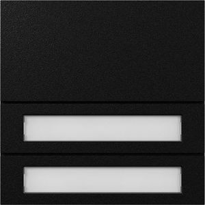 Belknopmod. 2-v System 106 zwart m(gel.)