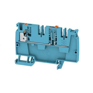 Doorvoerklem PUSH IN blauw 4mm2 20 A 250 Vr VVE=50