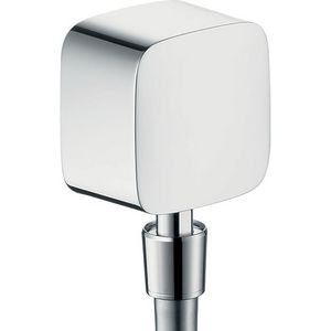 Pura Vida FixFit wandaansl.bocht chroom 1/2x1/2 met kogelgewr.