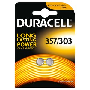 Blister a 2st. batterij D357 Duracel VVE=10