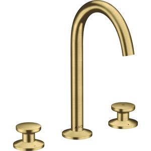 Wastafelmengkraan AXOR One 3-gats 170 Select+PO afvoer Brushed Brass