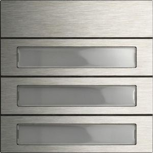 Belknopmod. 3-v System 106 edelstaal