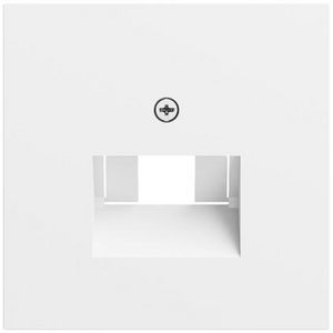 Afdekking UAE/IAE + netwerkaansluitdoos System 70 z.wit m(gel.)