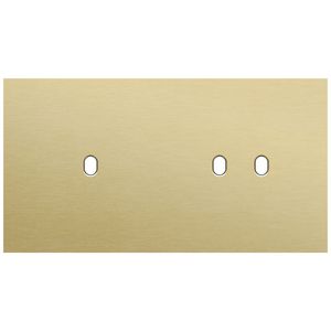 Tweevoudige afdekpl. horizontaal 71mm centerafstand een enke