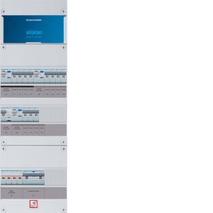 11-groepenverd. HS 3x ALS 63A+3f PV HACO 16A/300mA+HACO 3f