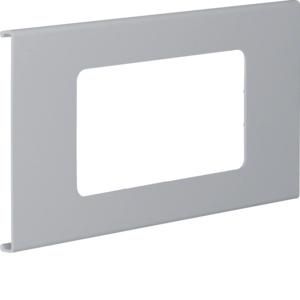 Afdekplaat voor goot 2-voudig FB 130mm breed grijs