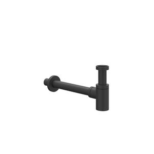 Designsifon 1.1/4" laag model mat zwart