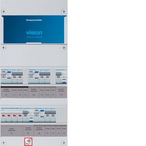 6-groepenverdeler HS 3x ALS 63A+PV HACO 16A/300mA+HACO 1/3f