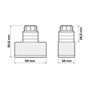 Schemerschakelaar inbouw 230V 5A lux instelbaar 5-300Lux