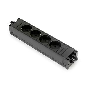 Step Base 4x 230V RA GST o.g. in/uit zwart