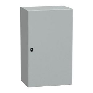 Kast Volle deur 1000x600x400mm IP66 IK10 RAL70 Spacial S3D