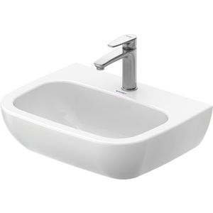 D-CODE #231155 Med Wastafel 550mm wit met kraangat