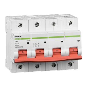 Installatieautomaat 100A B-karakteristiek 3P+N 15kA