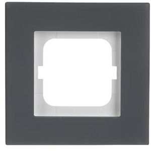 Afdekraam 1v carat-porselein antraciet