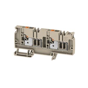 Doorvoerklem PUSH IN beige 6mm2 41 A 250 V connect VVE=20