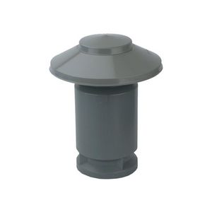 PVC ontluchtingskap dubbelwandig 125mm