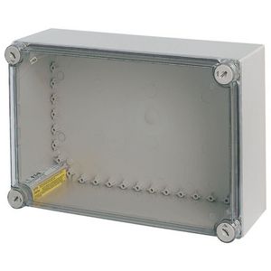 Kast Ci HxBxD=250x375x150mm deksel Ral7035 gladde zijden