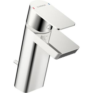 Stella wastafelmengkraan chroom sprong 111mm flex aansluiting incl. waste-inrichting