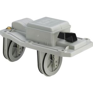 ombouwset 100/125 kunststof/grijs