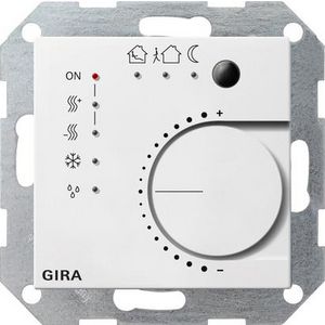 Thermostaat drukcontactinterface/F 4-voudig KNX System 55 zuiver wit m