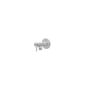 Hoekstopkraan 1/2" x 3/8" rvs geborsteld