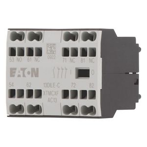 Hulpcontacten 1M+3V opbouw veertrekaansluiting