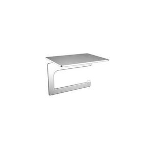 Art, closetrolhouder met planchet, chroom