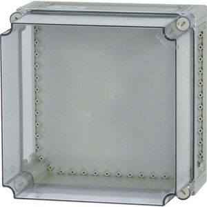Kast Ci Hx375x375x275mm deksel transparant boven/onder open