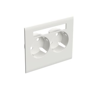 Wandcontactdoos BM afdekplaat RAL9003 VVE=20