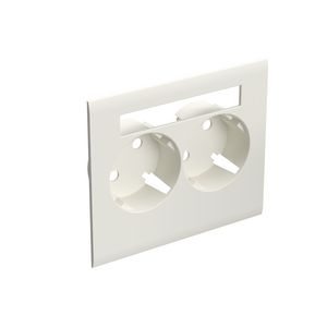 Wandcontactdoos BM afdekplaat RAL9010 VVE=20