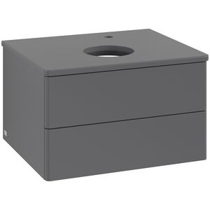 Wastafelonderkast Antao 600x360x500mm Antr. Matt Lacquer K18050GK