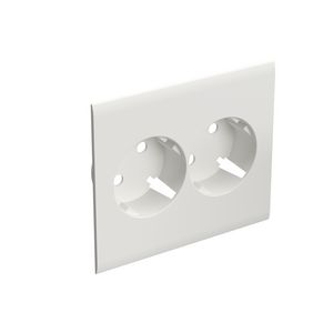 Wandcontactdoos UM afdekplaat RAL9003 VVE=20