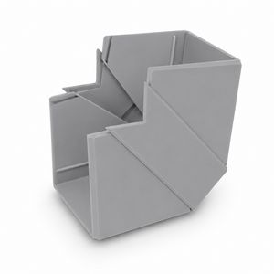 Buitenhoek 40X40mm grijs