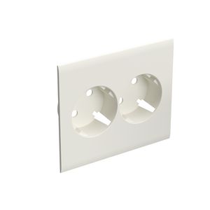 Wandcontactdoos UM afdekplaat RAL9010 VVE=20