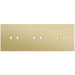 Drievoudige afdekpl. horizontaal 71mm centerafstand drie twe