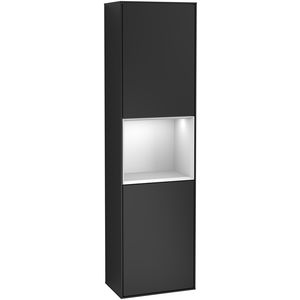 Hoge kast Finion 418x1516x270mm Black Matt Lacquer G470MTPD