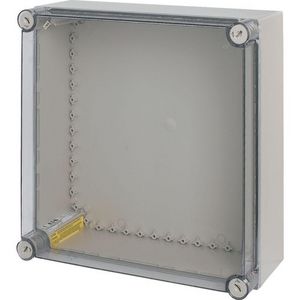 Kast Ci HxBxD=375x375x175mm deksel Ral7035 gladde zijden