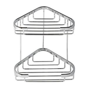 Fleshouder / doucherek chroom hoekmodel dubb. 145mm BASKET