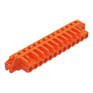 THT FE steker HA raster 5,08mm oranje 232-273/031-000 VVE=25