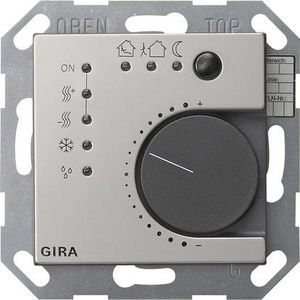 Thermostaat drukcontactinterface/F 4-voudig KNX System 55 edelstaal