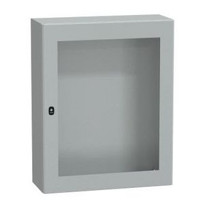 Kast Ruitdeur 1000x800x300mm IP66 IK08 RAL7035 Spacial S3D