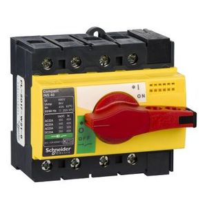 Lastscheider Vast Rood/Geel ComPact INS40 4P