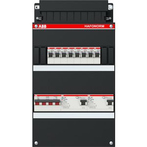 Groepenkast 8 groepen achter 2x 30mA + HS 3-fase 1SPF006909F0252