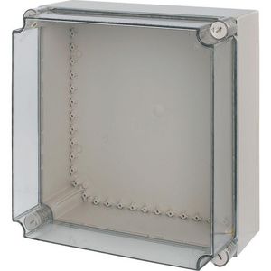 Kast Ci HxBxD=375x375x225mm deksel Ral7035 gladde zijden
