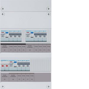 9-groepenverdeler, HS, 3x ALS 40A, 1f